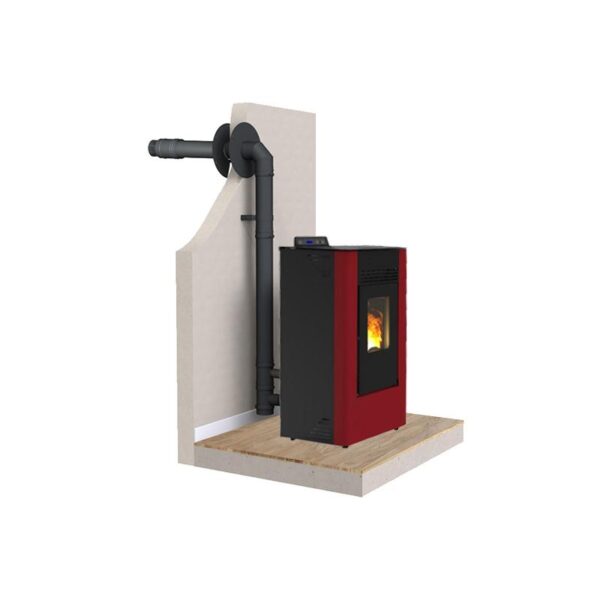 PACK C9 FIREMATIC Pelletofen + Dinak Saugnapf-Kit