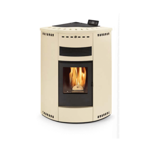 Kanalisierbarer Eck-Pelletofen – ORIGINAL PHEBO Asia Plus 14 kW