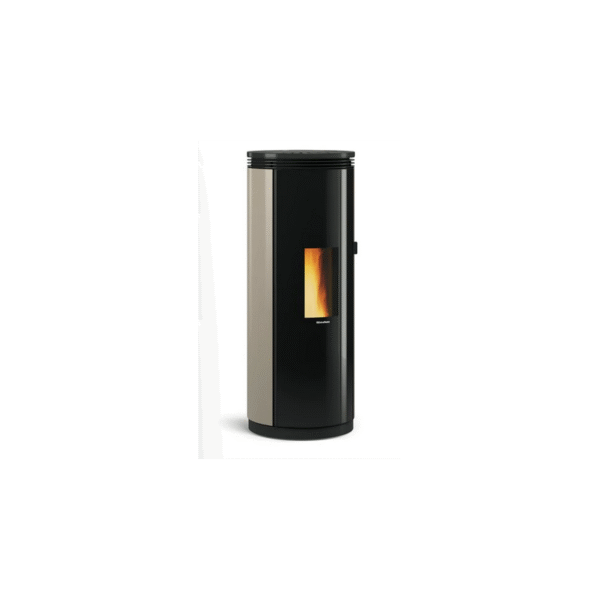 Wasserdichter, belüfteter Pelletofen – EXTRAFLAME Pamela Steel 9 kW